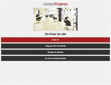 Tablet Screenshot of centerfrisoren.dk